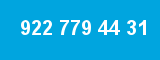 922 779 44 31 922 779 44 31